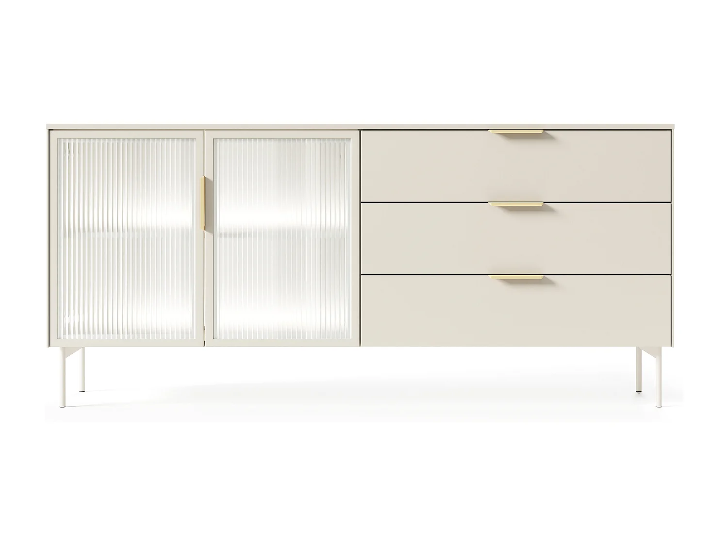 Cassettiera, cashmere, 181,3 x 82,6 x 39,3 cm