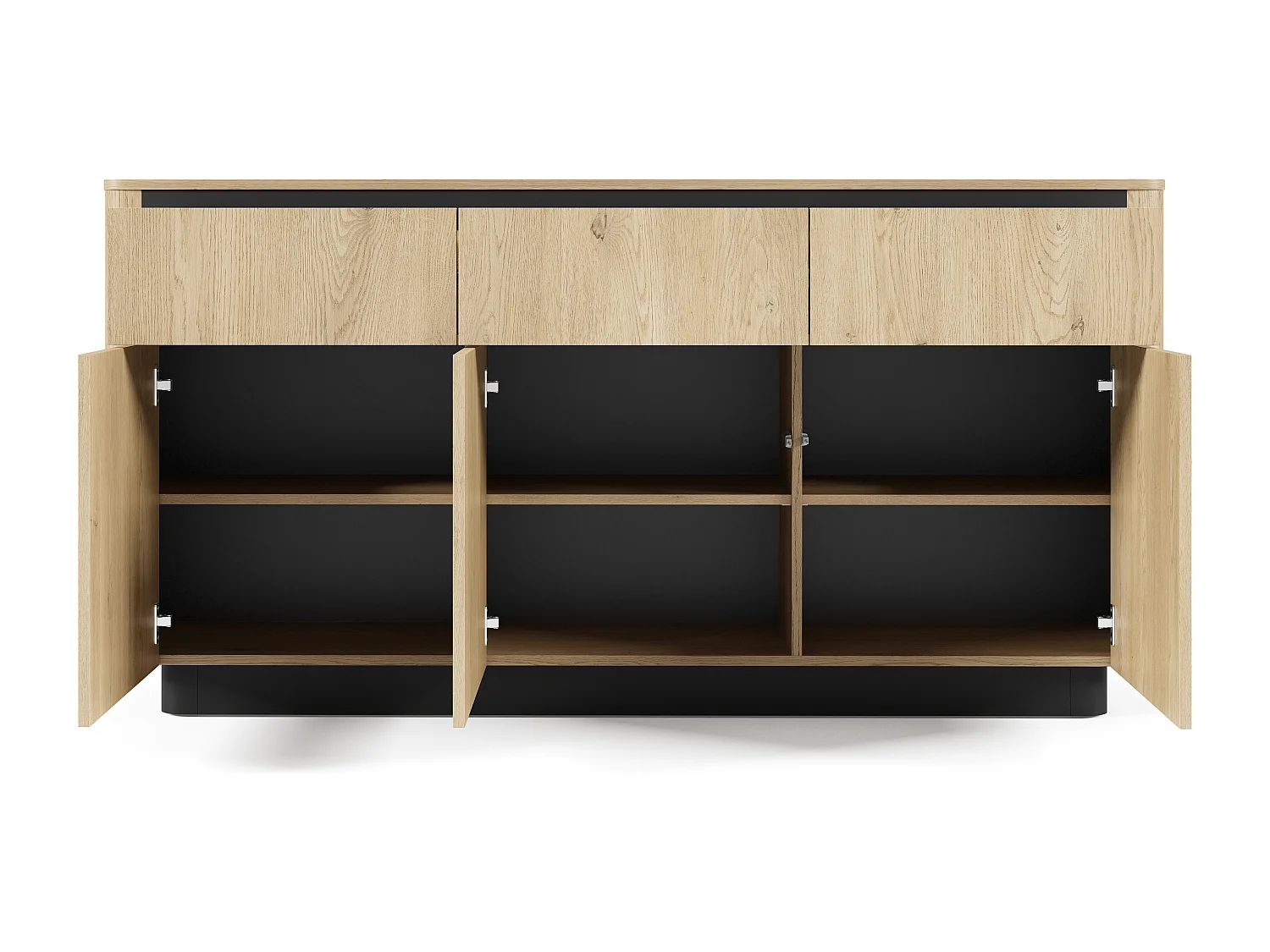 Kommode, Cremona-Eiche, 163,2 x 82,9 x 38,1 cm