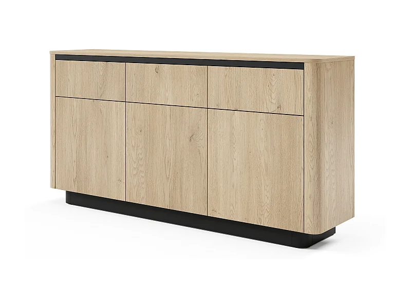 Kommode, Cremona-Eiche, 163,2 x 82,9 x 38,1 cm