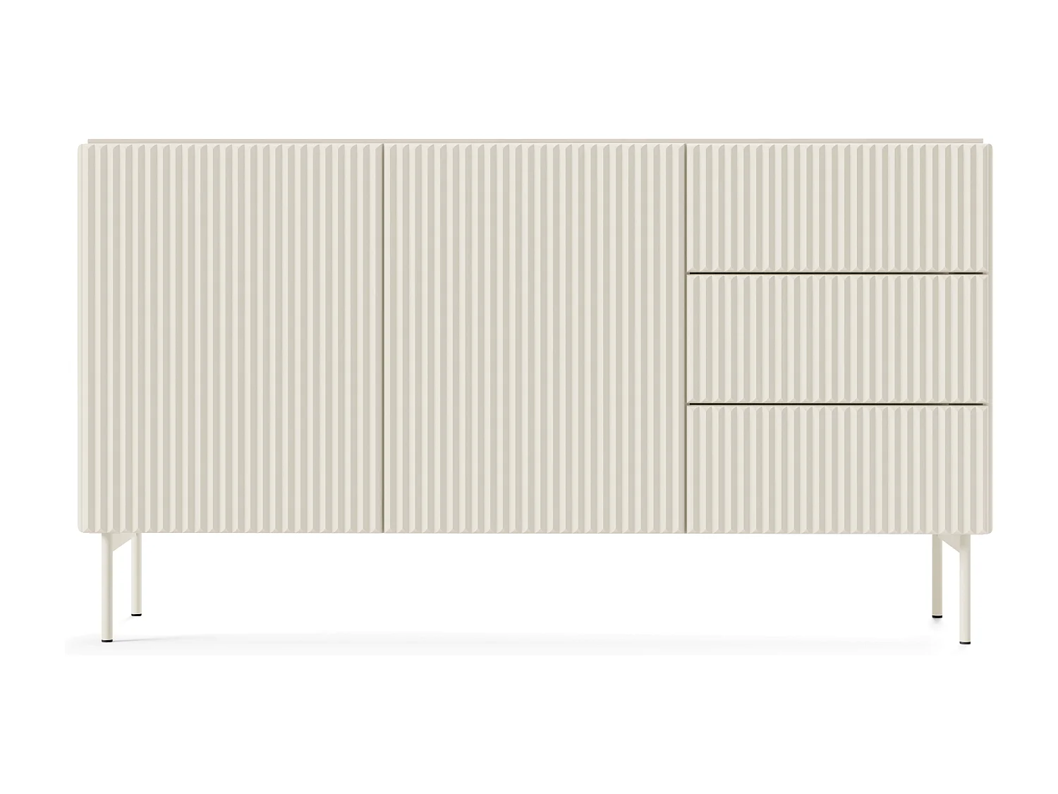 Cassettiera, cashmere, 147 x 81,2 x 39,8 cm