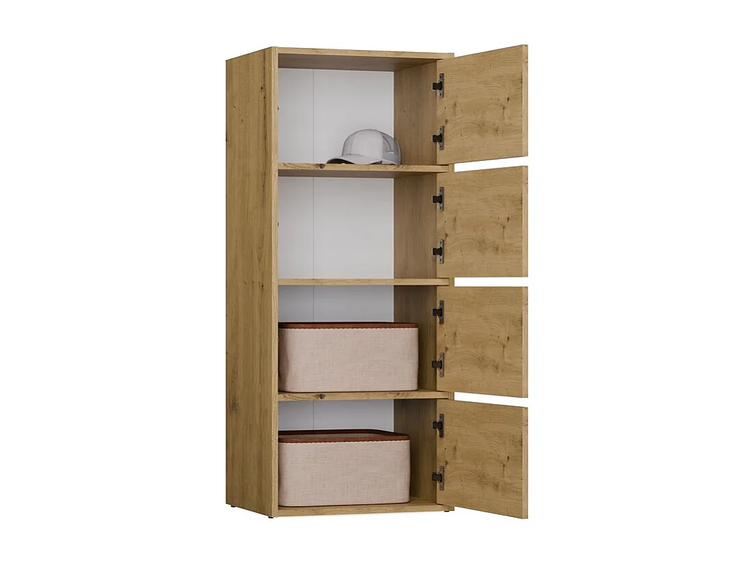 Commode, chêne Artisan, 50 x 119 x 40 cm