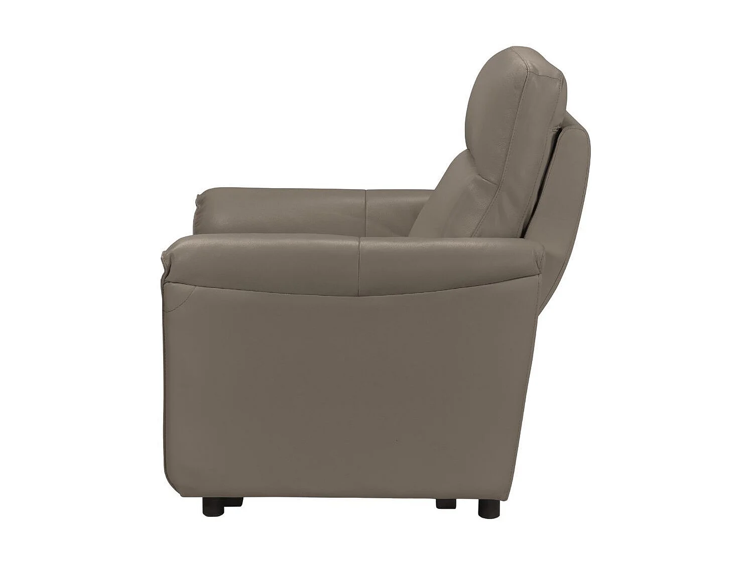 Fauteuil Relax Electrique Cuir Gris éléphant - MAZARO