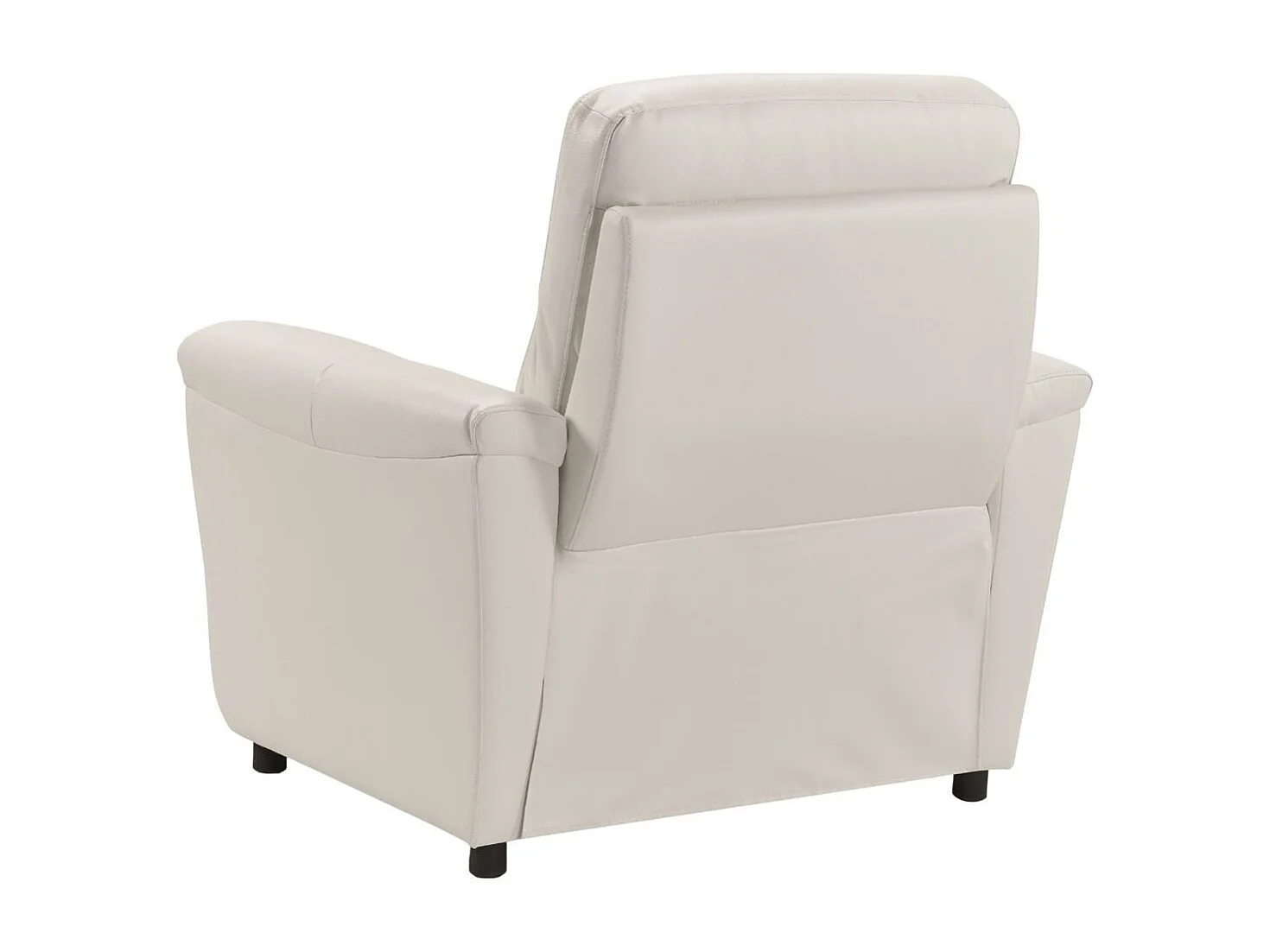 Fauteuil Relax Electrique Cuir Blanc - MAZARO