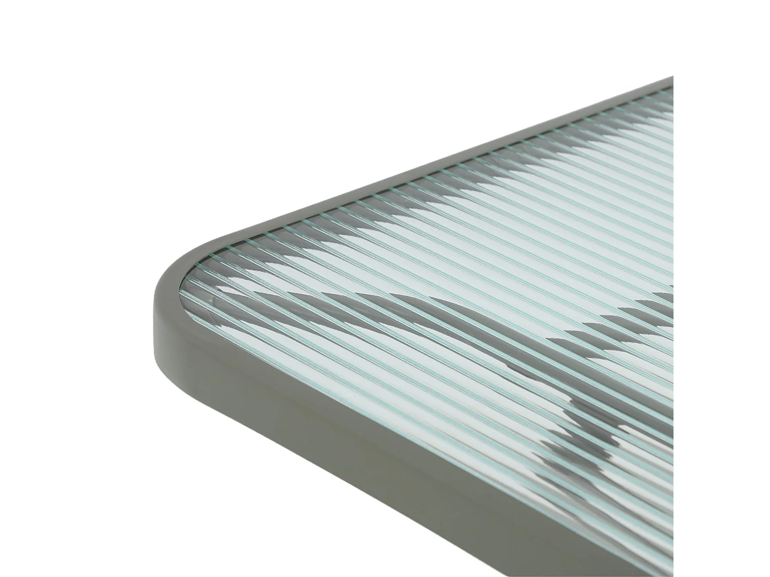 Set tavolo da giardino pieghevole in acciaio con 4 sedie, verde kaki