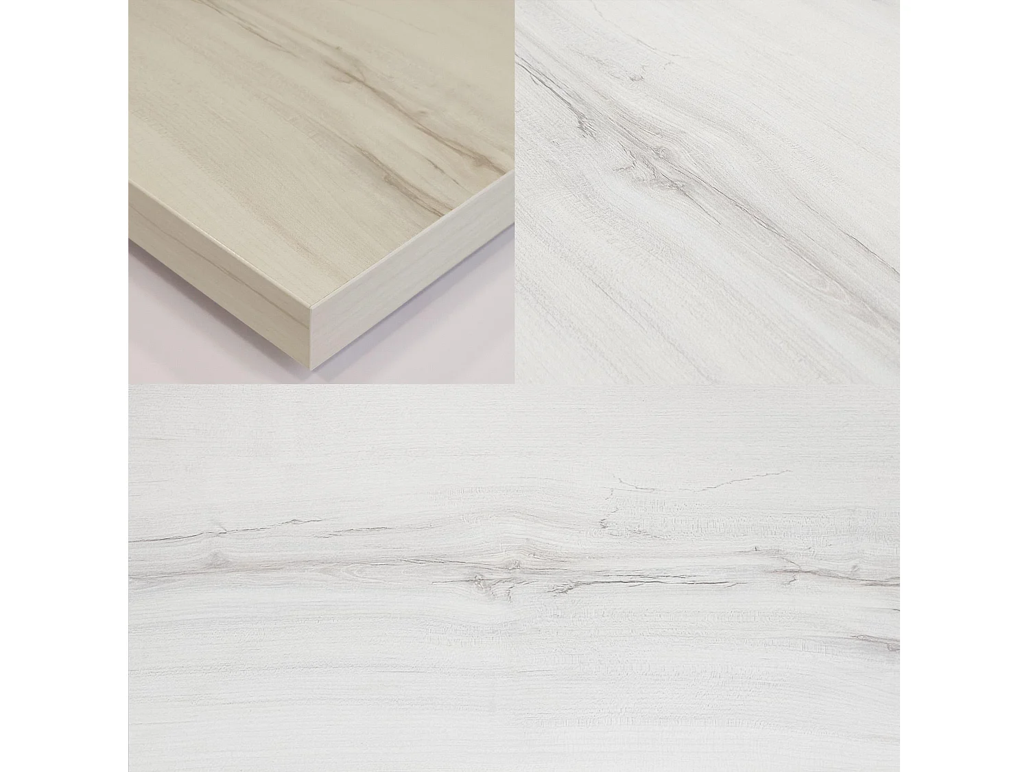 Uitschuifbaar Bureau, 99x90x35cm, intrekbaar, Computer Table, Gemarmerd wit