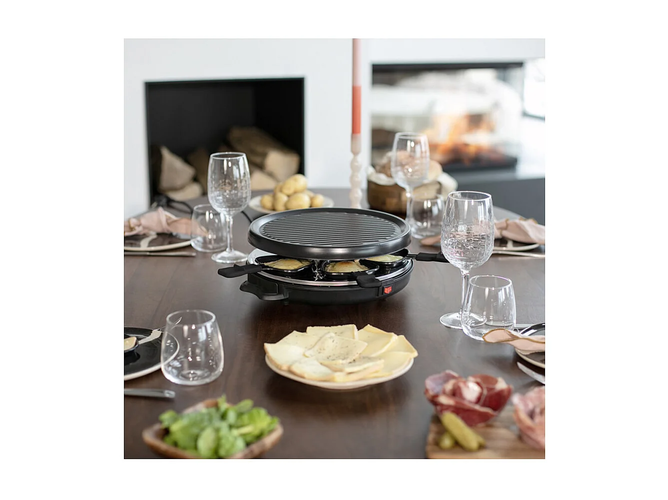 Appareil à raclette pour 6 personnes 800W