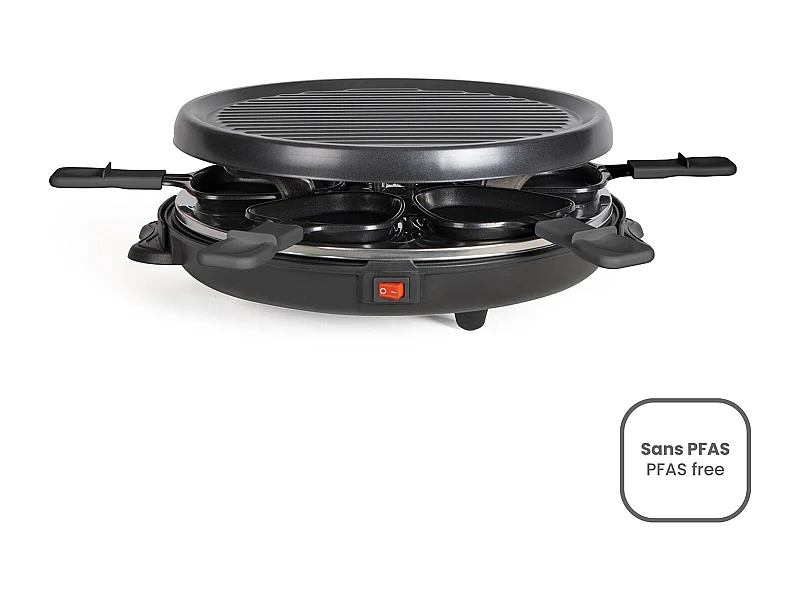 Appareil à raclette pour 6 personnes 800W