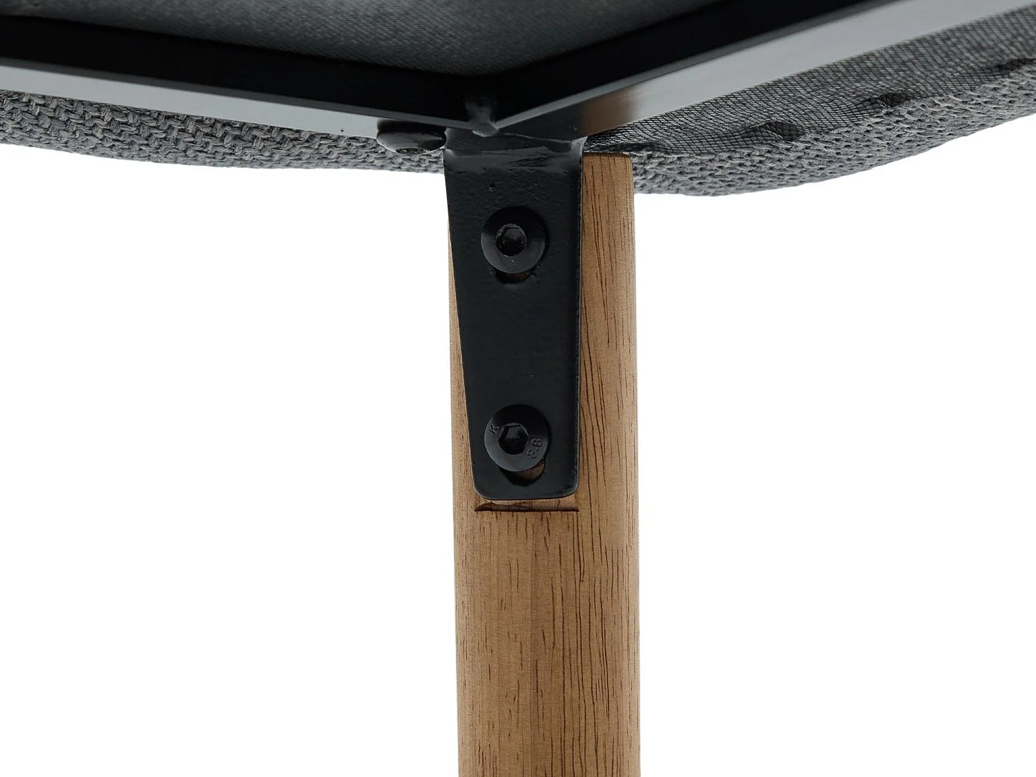 Tabouret de Bar avec Dossier et Accoudoirs - Pieds en Chêne, Assise en Lin - Hauteur Fixe 75 cm - Idéal pour Comptoir, Îlot de Cuisine, Bar