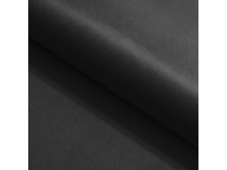 Gestoffeerd bed 160 x 200 Fado - tweepersoonsbed met opbergruimte, metalen lattenbodem - fluweel Zwart (Jasmine 100)