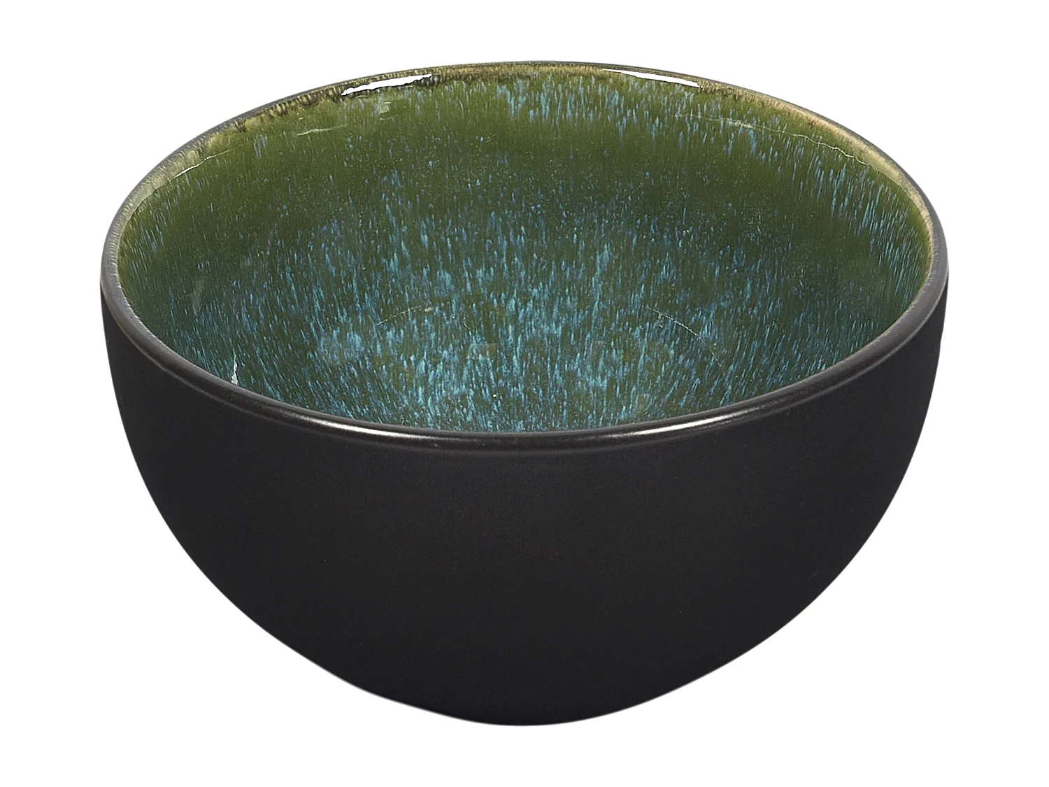Bol Elia D13.8cm Vert, Noir