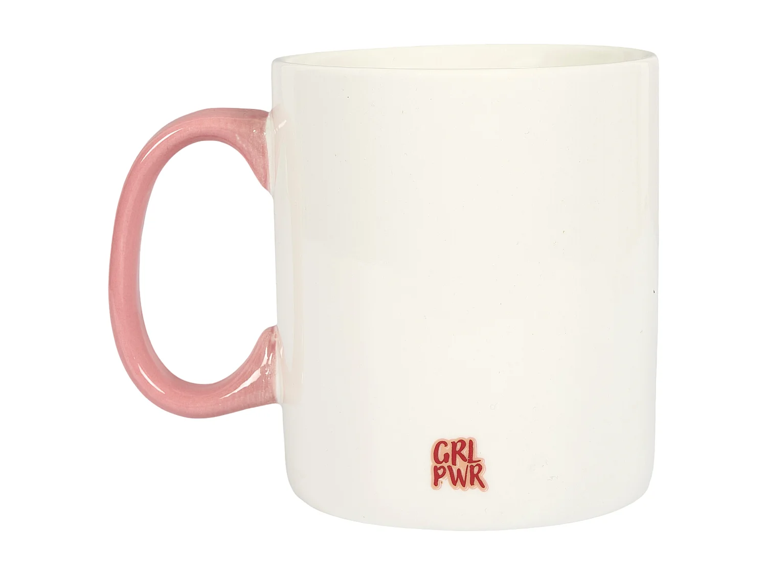Mug Xxl Co Grl Pwr 70cl Blanc, Rose