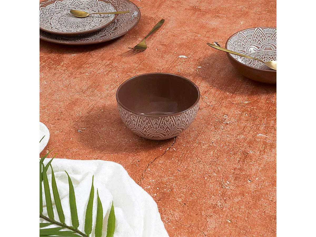 Bol Sahara Terracotta 65cl Rouge