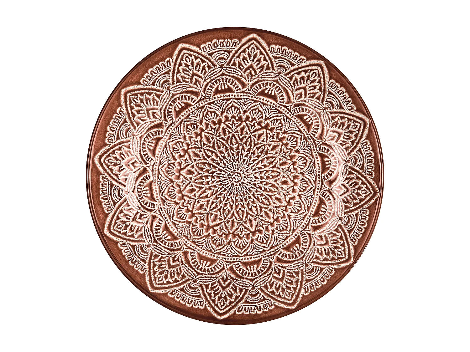 Assiette Sahara Terracotta D19.5cm Marron