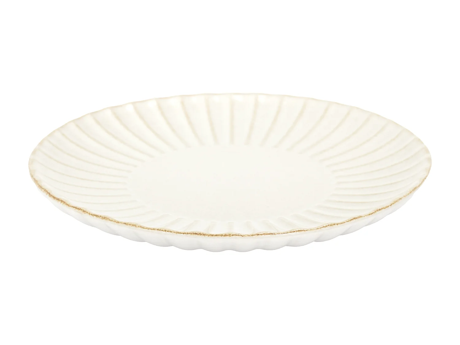 Assiette Vlora D21.7cm Beige