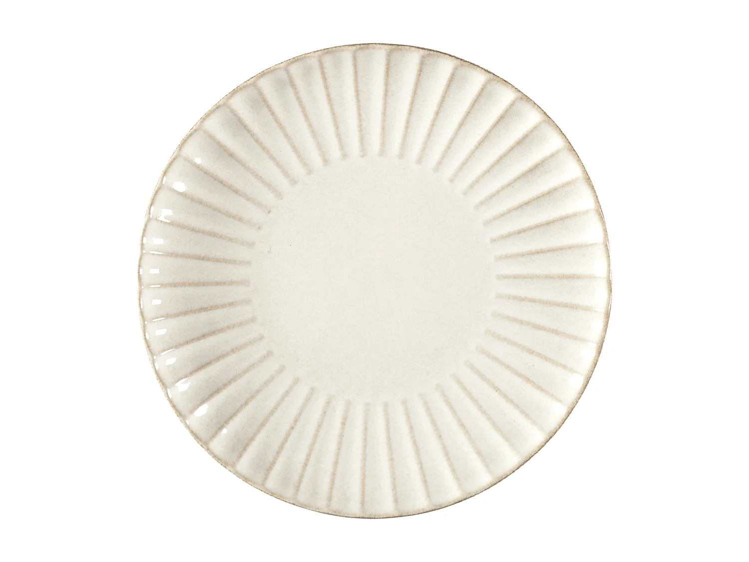 Assiette Vlora D21.7cm Beige