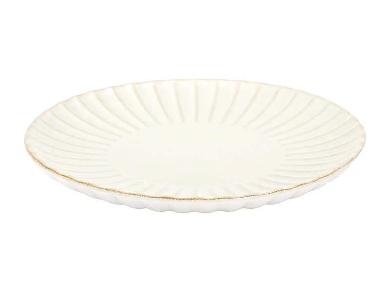 Assiette Vlora D21.7cm Beige