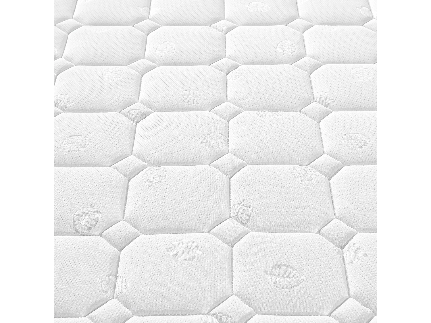 Pocketveringmatras met traagschuim - Gewatteerde microvezel hoes