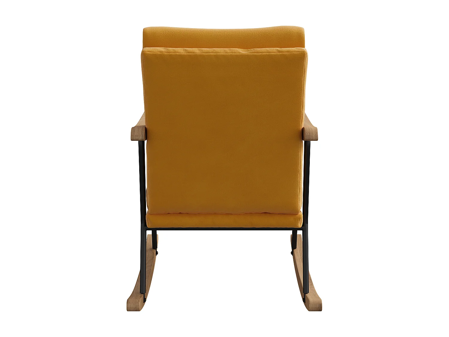 Chaise à bascule avec repose-pieds-chaise de loisirs avec accoudoirs et pieds en bois massif-chaise salon pour chambre