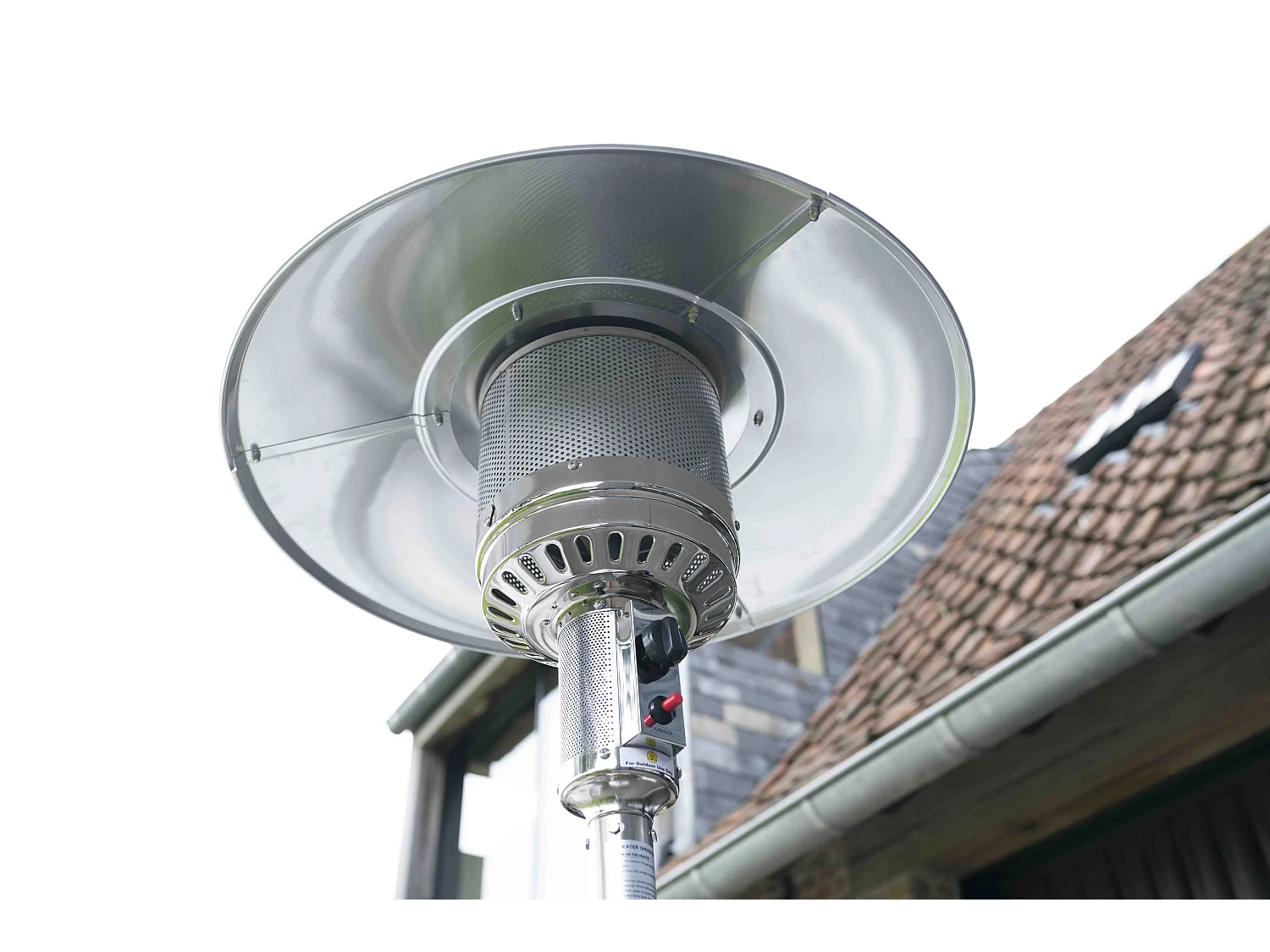 Chauffe terrasse au gaz 5000 w Inox AURA