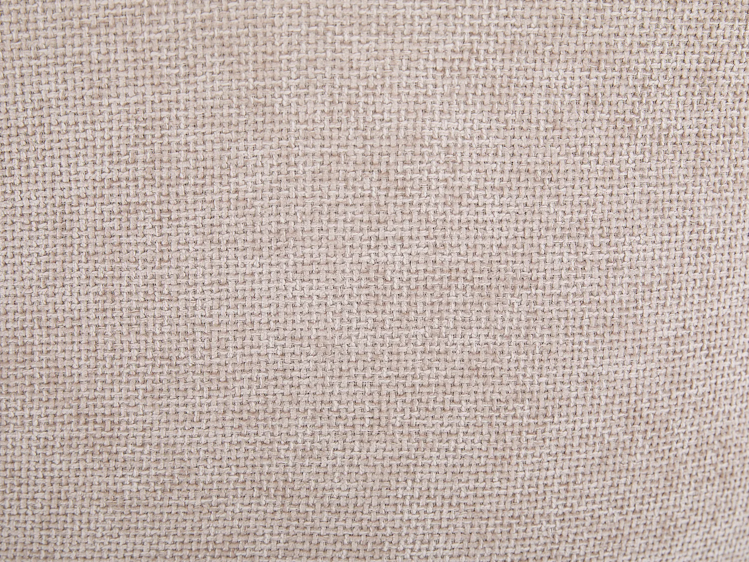 Lot de 6 chaises en tissu texturé et bois d'hévéa naturel foncé - Beige - LYLABA