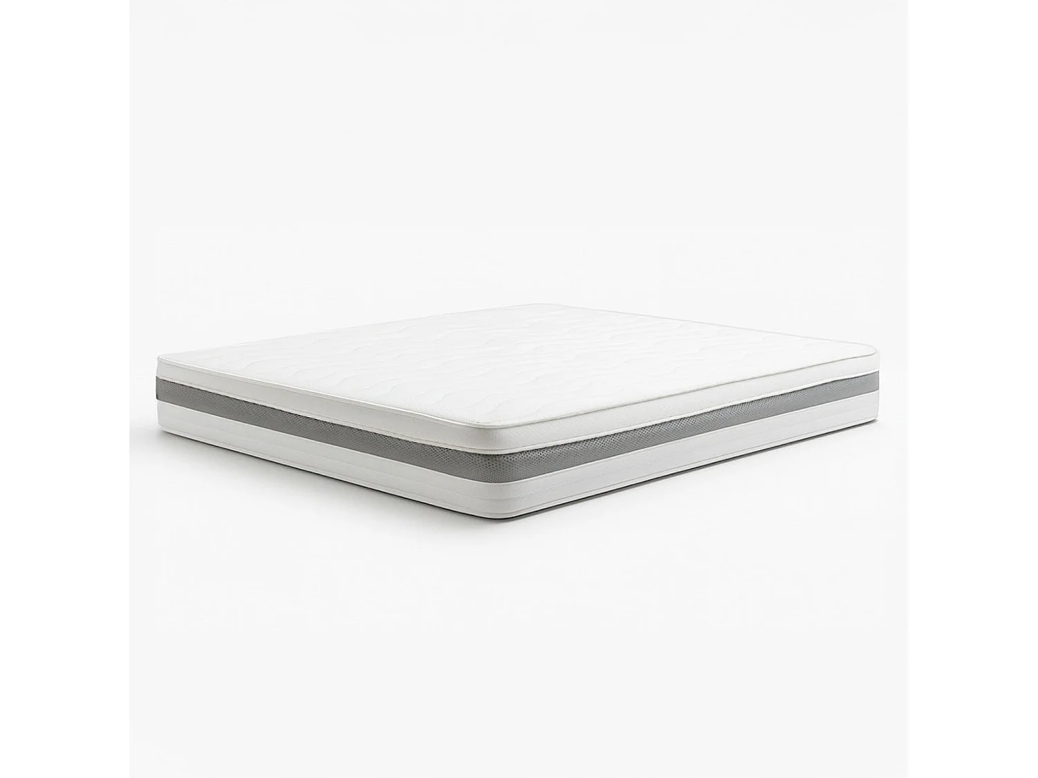 The White Stone Materasso Matrimoniale 160x190 Waterfoam Termosensibile | Alta Rigidità, Traspirante e Anallergico | Comfort Stabile e Sostegno Ergonomico