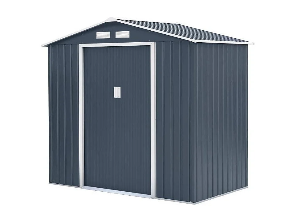 Abri de jardin acier 2,7 m2. avec kit dancrage inclus