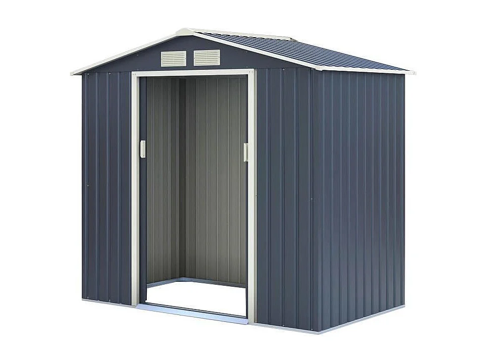 Abri de jardin acier 2,7 m2. avec kit dancrage inclus