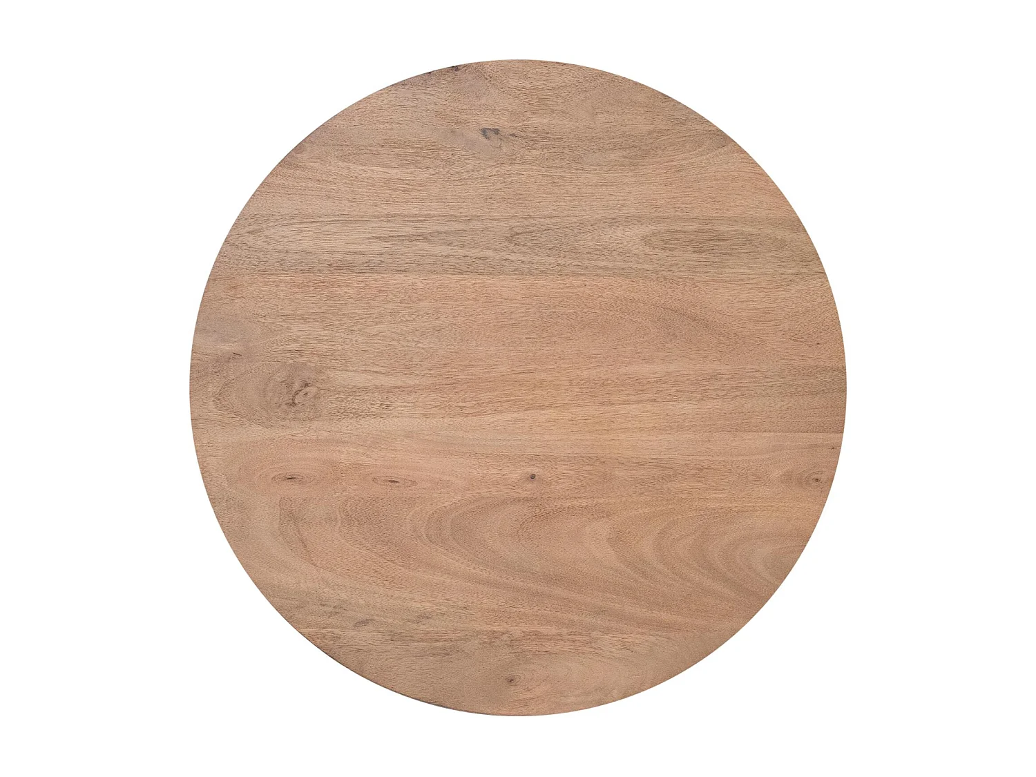 Table basse ronde bois à pied rainuré CALERO