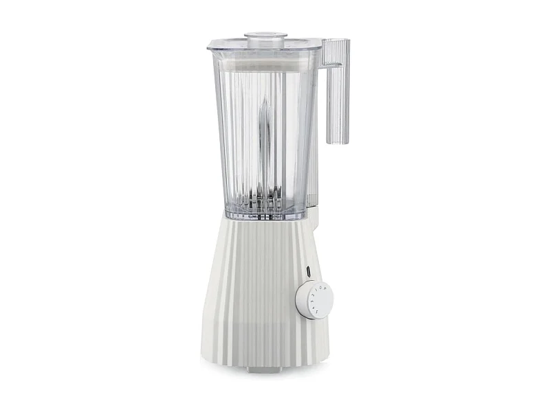 Blender Plissé Alessi weiß 1,5L 700W Design Michele De Lucchi mit 5 Geschwindigkeiten und Messkanne