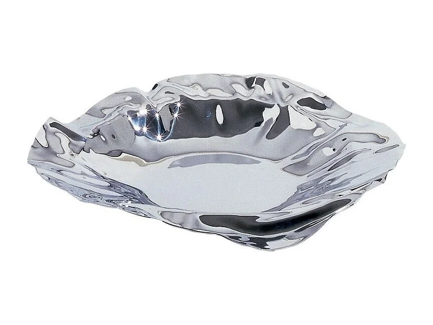 PORT, Panier central en acier chromé, Alessi