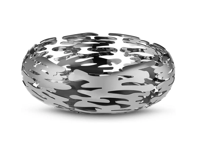 BARKNEST, Panier en acier chromé, Alessi