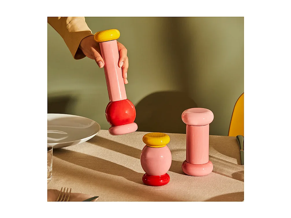 ES19, Moulin à sel et épices rose, Alessi
