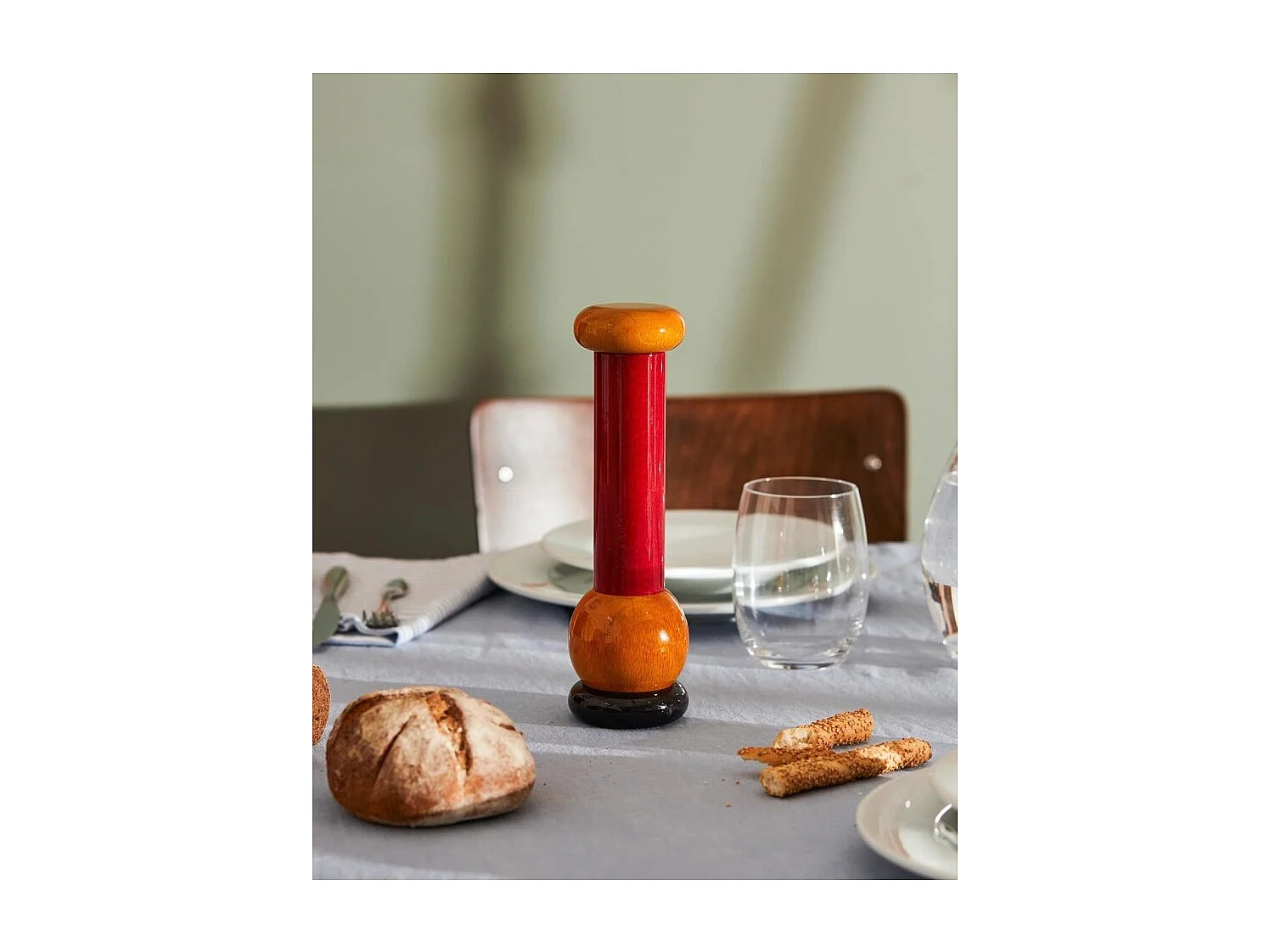 MP0210, Moulin à sel et épices jaune, Alessi