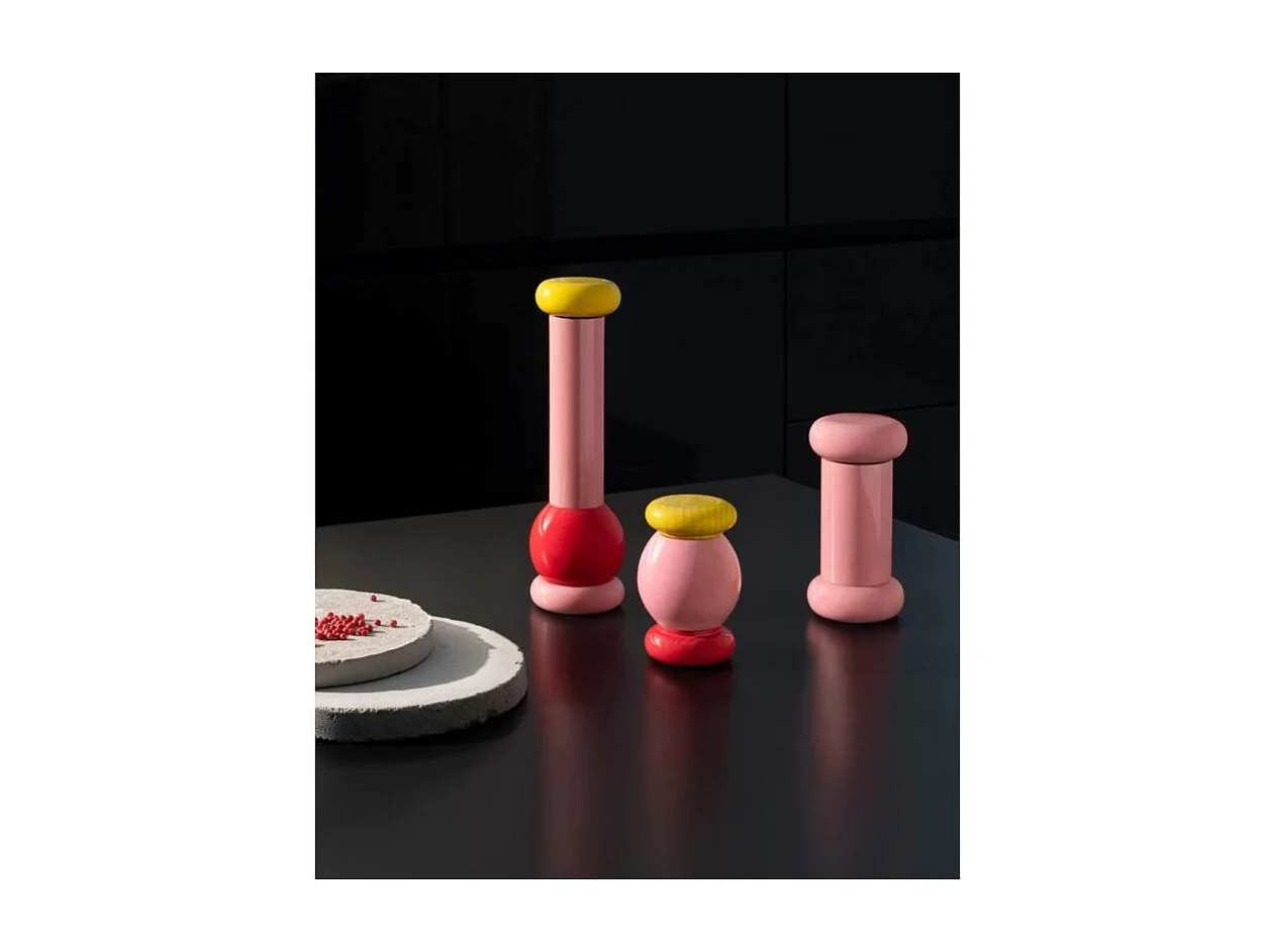 MP0210, Moulin à sel et épices rouge, Alessi