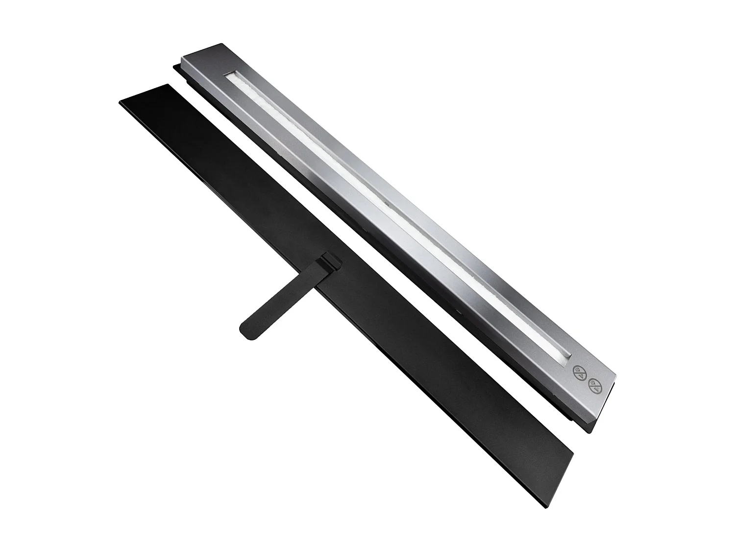 Brûleur de cheminée au bioéthanol de 1,7 l, dimensions : L 90xP 11xH 5,3 cm