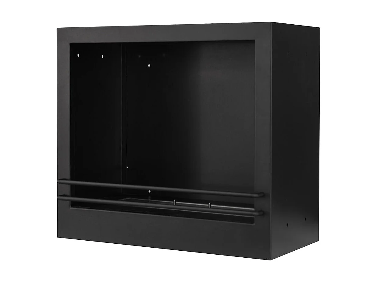 Camino a bioetanolo da terra BELLINI in legno effetto Cemento Made in Italy L96 x P35 x H96