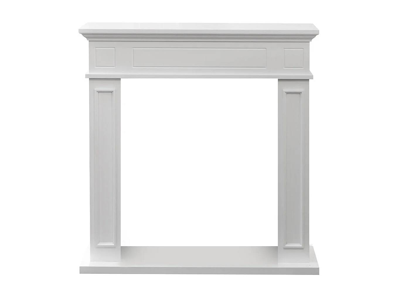 Jefferson openhaardframe met witte houten bekleding (W89,5 x H90,5 x D28)