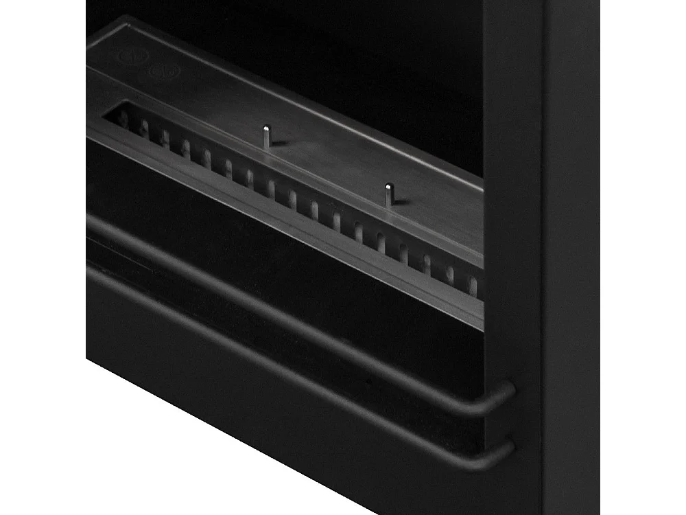 Camino a bioetanolo da terra in legno bianco Made in Italy Michelangelo 96x36x90h