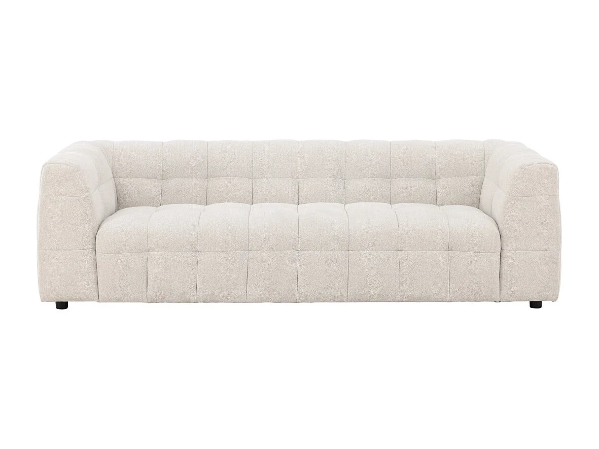 Canapé Droit 3 Places "Malou" 238cm Beige