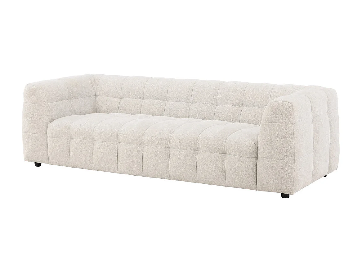 Canapé Droit 3 Places "Malou" 238cm Beige