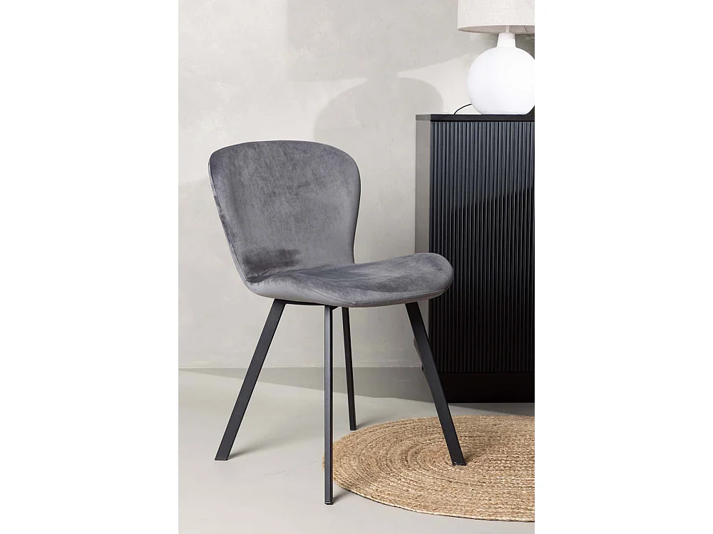 Lilja Esszimmerstuhl grau.