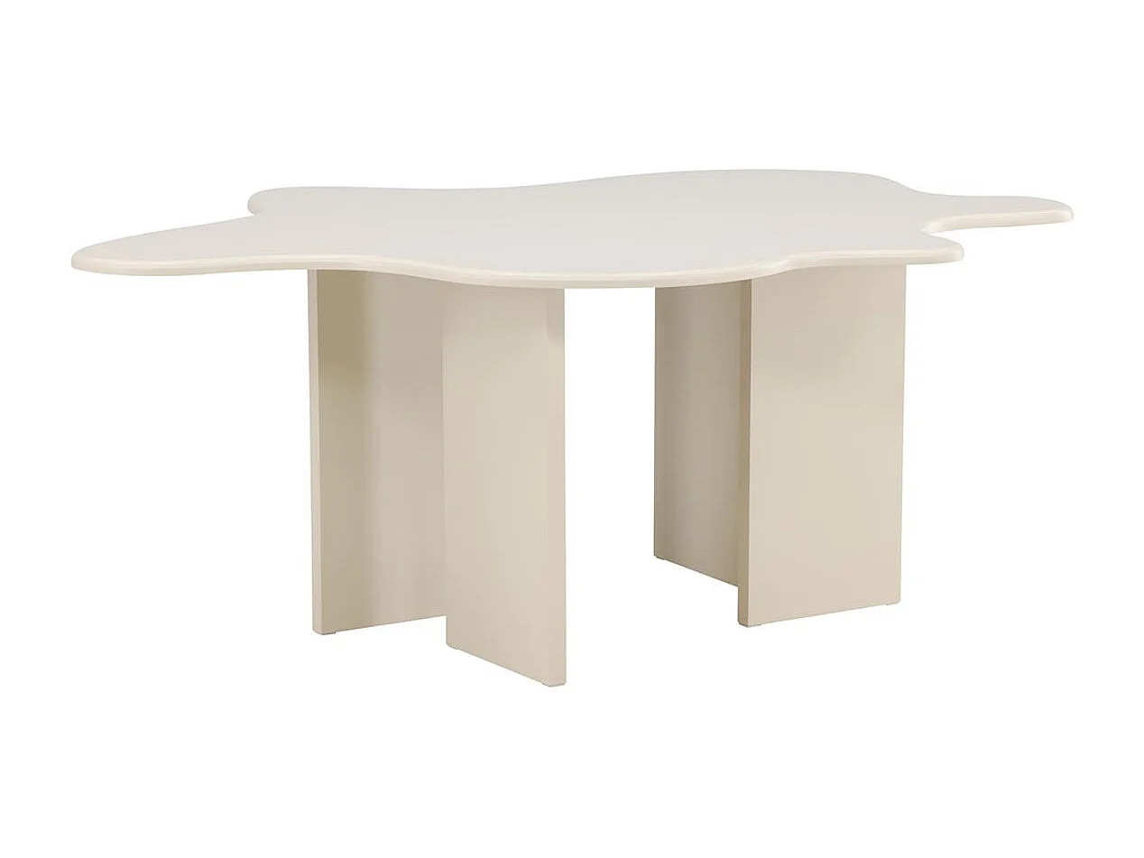 Table à Manger Design "Flower" 190cm Beige