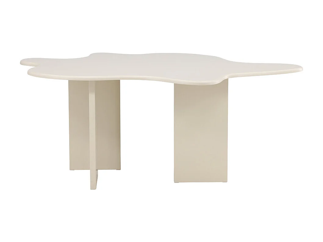 Table à Manger Design "Flower" 190cm Beige