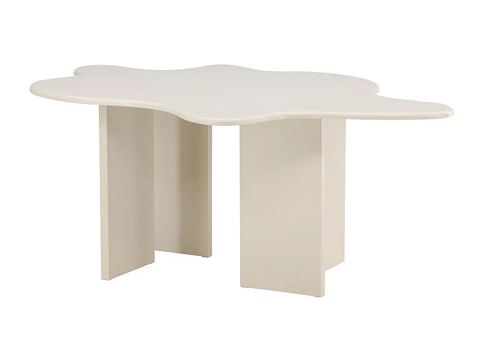Table à Manger Design "Flower" 190cm Beige