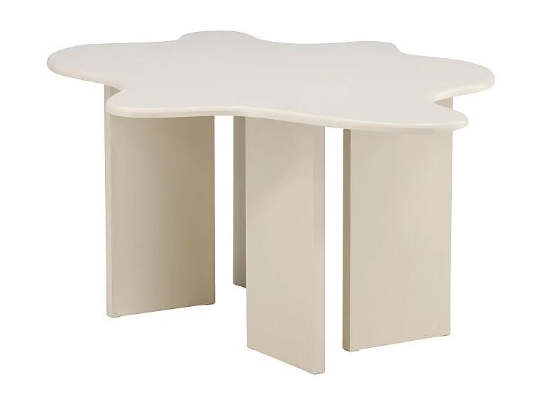 Table à Manger Design "Flower" 190cm Beige