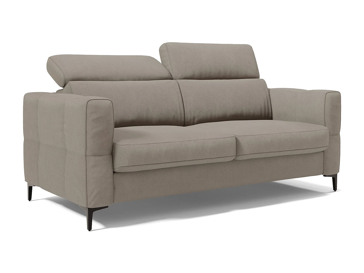 Gardenia Divano letto materasso alto 18 cm con poggiatesta reclinabili e rivestimento impermeabile T02 178 cm (mat. 120x197) beige