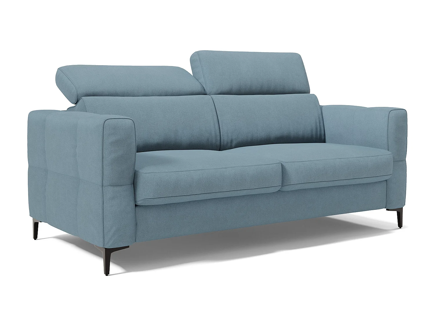 Gardenia Divano letto materasso alto 18 cm con poggiatesta reclinabili e rivestimento impermeabile T02 198 cm (mat. 140x197) carta da zucchero