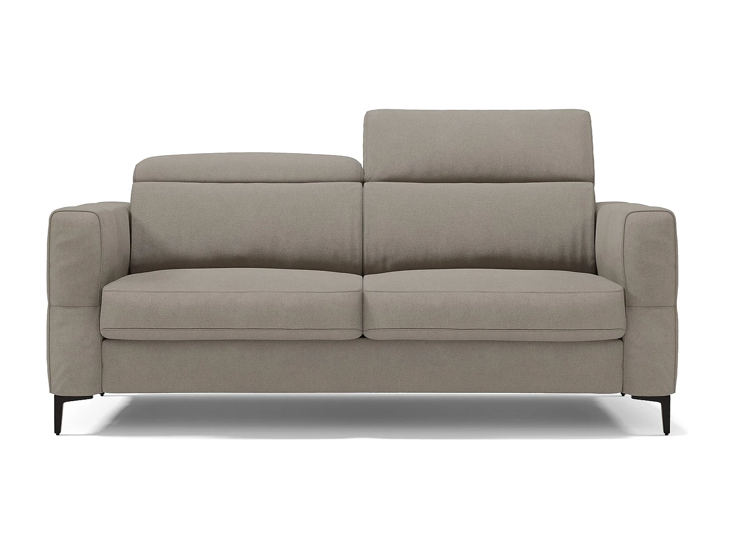 Gardenia Schlafsofa mit 18 cm hoher Matratze wasserfestem Stoff T02 198 cm (mat. 140x197) Beige