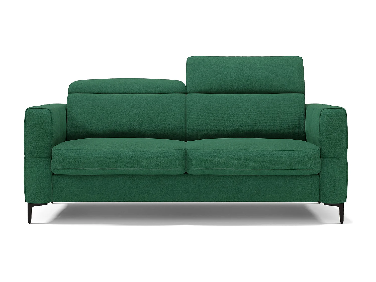 Gardenia Schlafsofa mit 18 cm hoher Matratze wasserfestem Stoff T02 178 cm (mat. 120x197) Grün