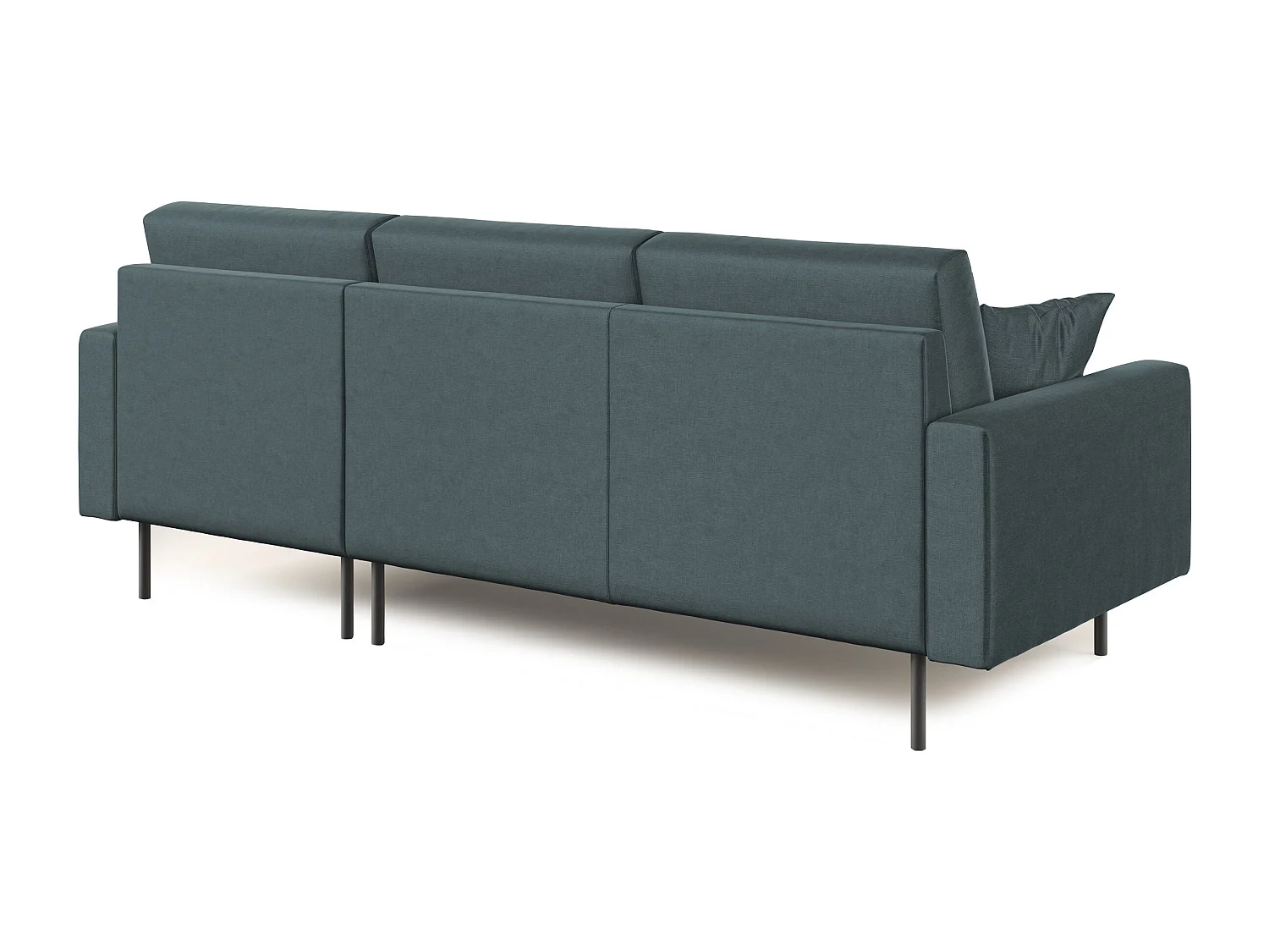 Arthur Divano moderno angolare in velluto morbido impermeabile T01 224 cm Sinistro petrolio 224 cm Sinistro petrolio